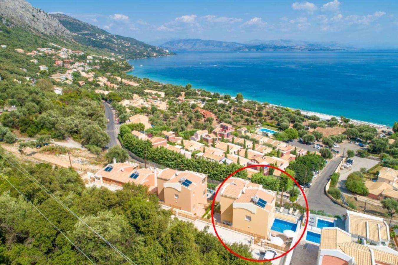 Corfu Sea View Villa - Aurora Barbati Esterno foto