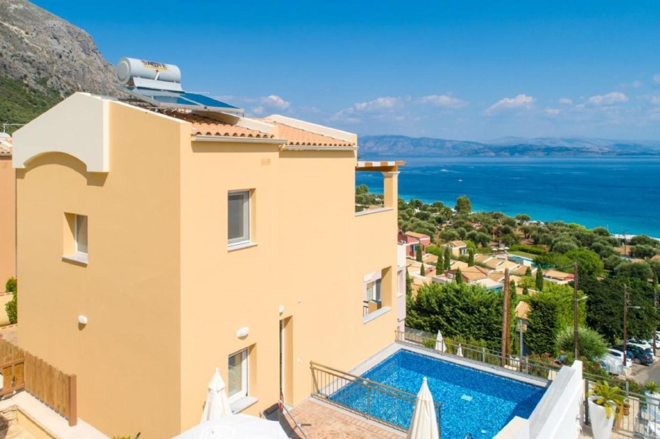 Corfu Sea View Villa - Aurora Barbati Esterno foto