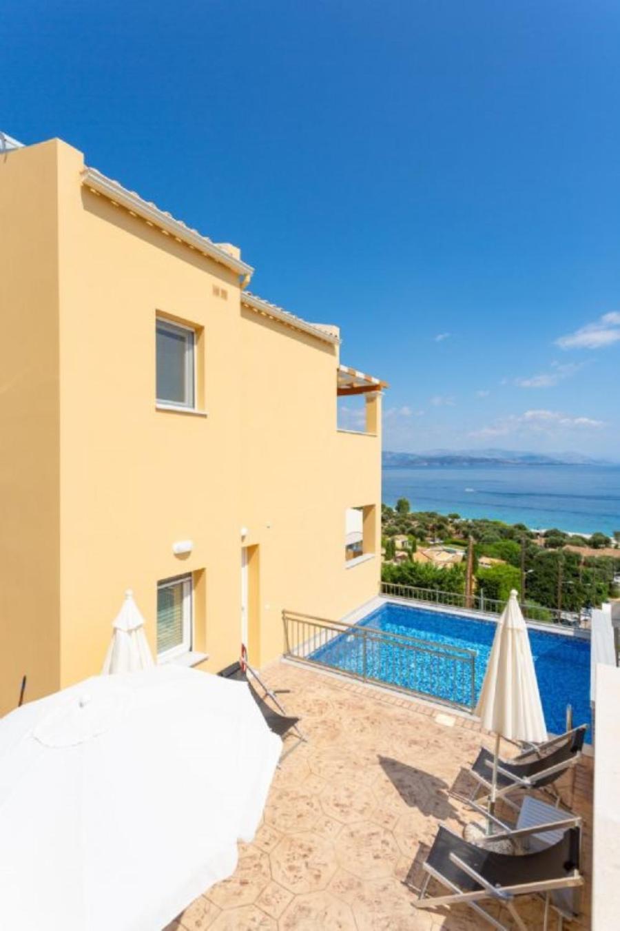 Corfu Sea View Villa - Aurora Barbati Esterno foto