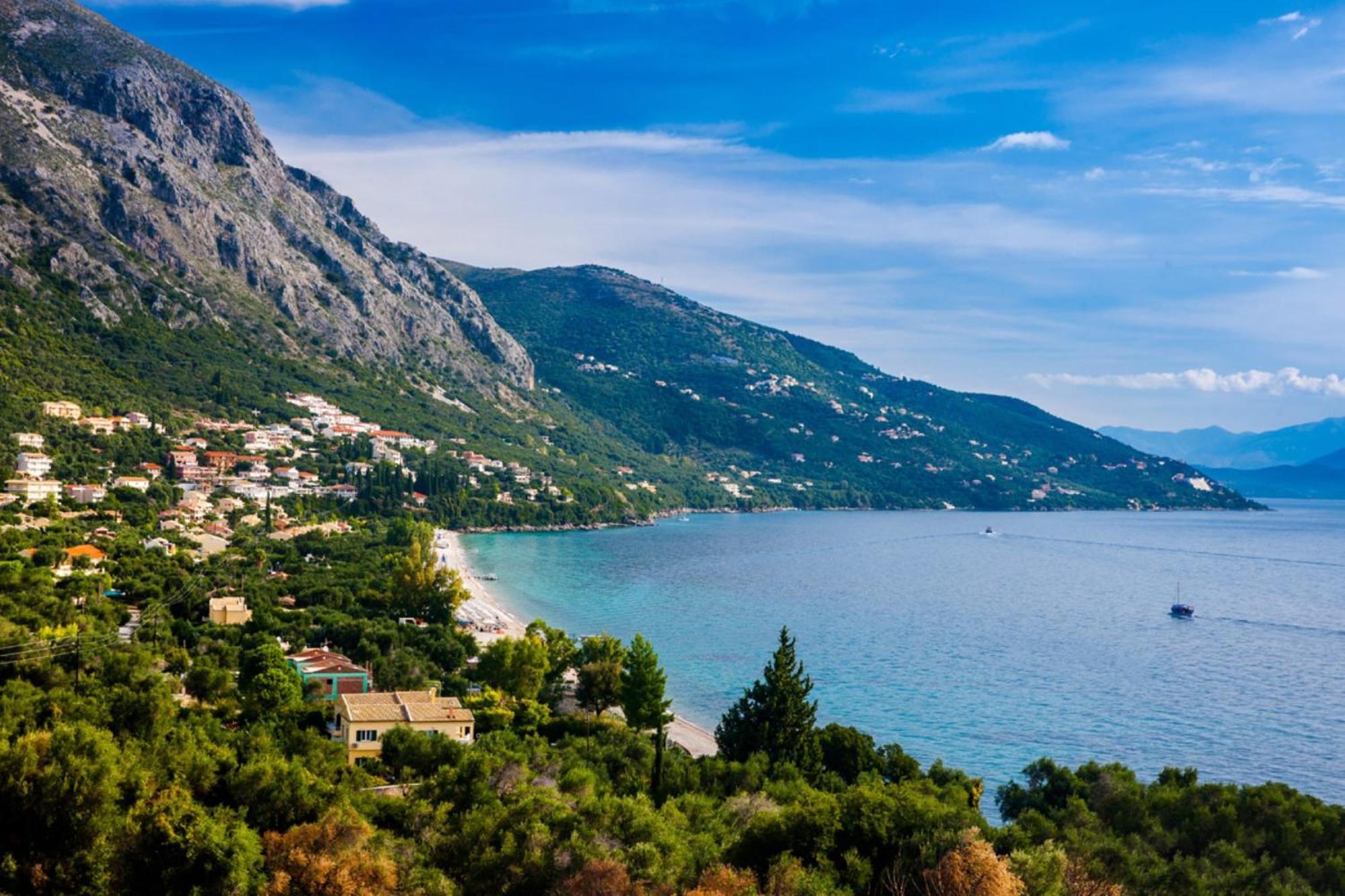 Corfu Sea View Villa - Aurora Barbati Esterno foto